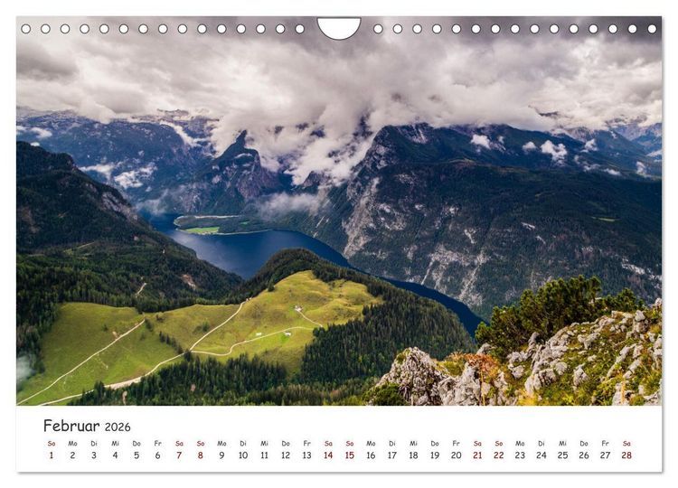 Produktbild: Einzigartige Seen in Bayern (Wandkalender 2026 DIN A4 quer), CALVENDO Monatskalender