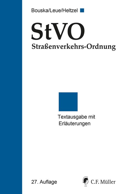 Produktbild: StVO Stra&szlig;enverkehrs-Ordnung