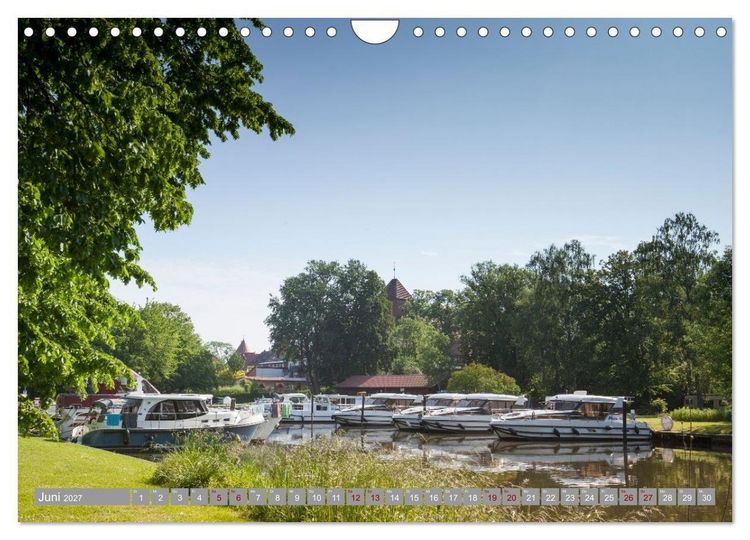 Produktbild: Hausbooturlaub Deutschland - Mecklenburgische Seenplatte (Wandkalender 2027 DIN A4 quer), CALVENDO Monatskalender