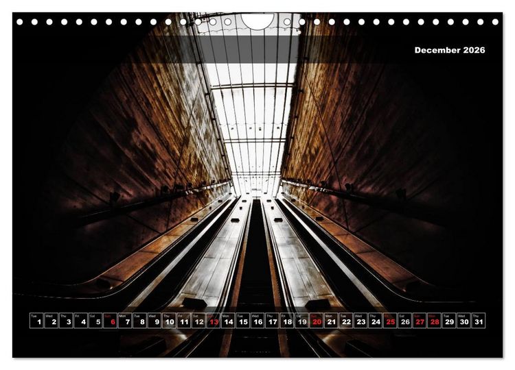 Produktbild: London Underground 2026 (Wall Calendar 2026 DIN A4 landscape), CALVENDO 12 Month Wall Calendar