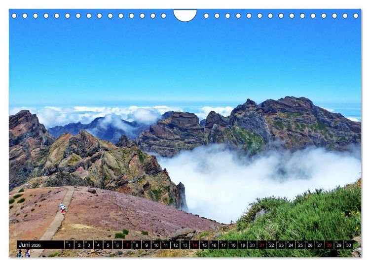 Produktbild: Madeira Magische Vulkaninsel (Wandkalender 2026 DIN A4 quer), CALVENDO Monatskalender