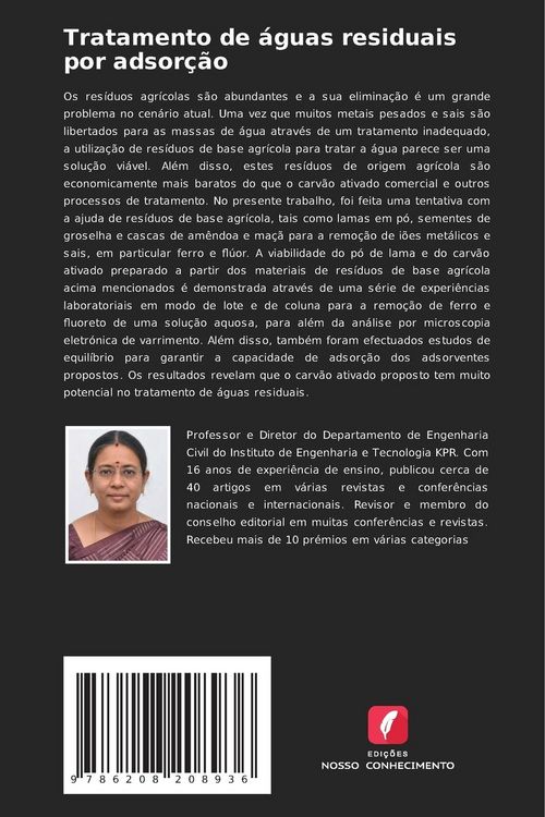 Produktbild: Tratamento de &aacute;guas residuais por adsor&ccedil;&atilde;o