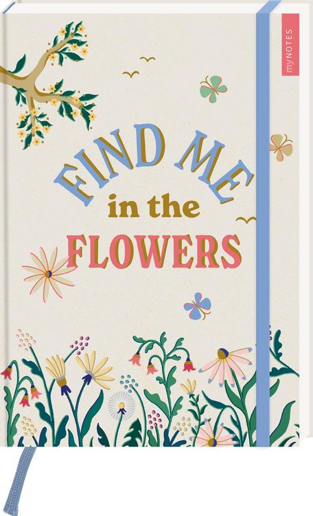 Produktbild: MyNOTES Papeterie: Notizbuch A4 Cottage Style: Find me in the Flowers