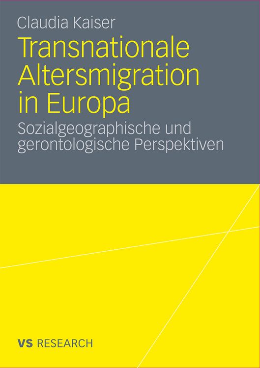 Produktbild: Transnationale Altersmigration in Europa