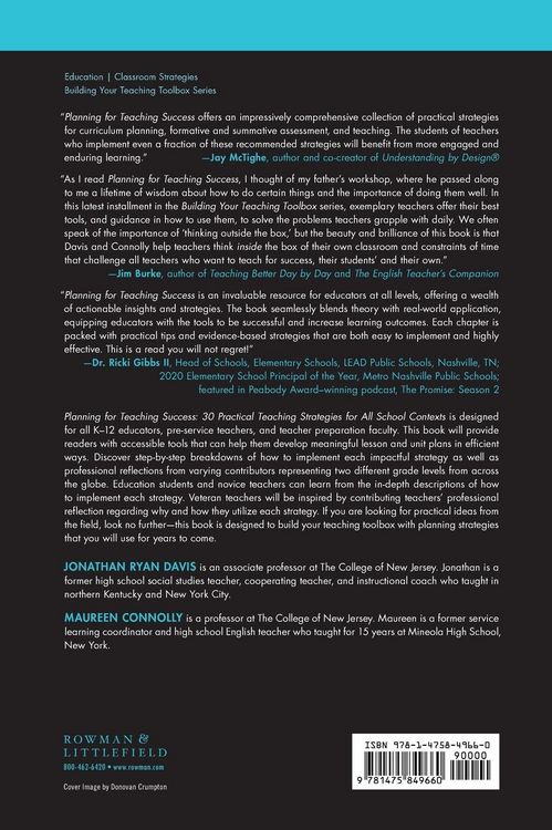 Produktbild: Planning for Teaching Success