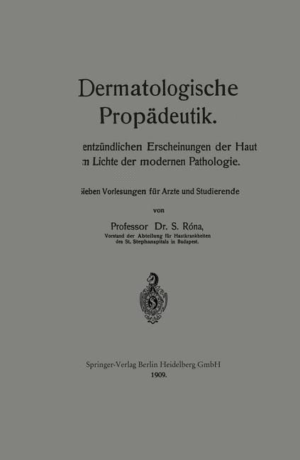 Produktbild: Dermatologische Prop&auml;deutik