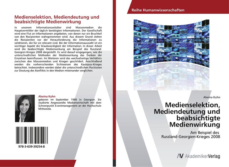 Produktbild: Medienselektion, Mediendeutung und beabsichtigte Medienwirkung