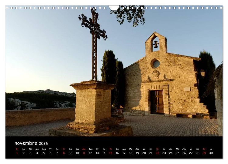 Produktbild: Les Baux de Provence Un des plus beaux villages de France (Calendrier mural 2026 DIN A3 vertical), CALVENDO calendrier mensuel
