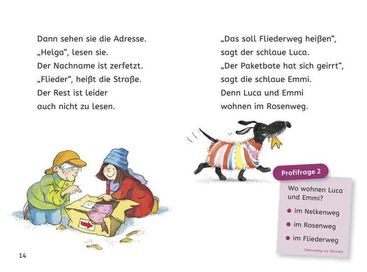 Produktbild: Leseprofis &ndash; Das sch&ouml;nste Weihnachtsgeschenk der Welt, 1. Klasse