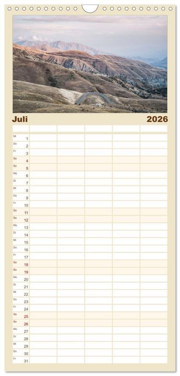 Produktbild: Familienplaner 2026 - ARMENIEN - Land der fr&uuml;hen Christen mit 5 Spalten (Wandkalender, 21 x 45 cm) CALVENDO