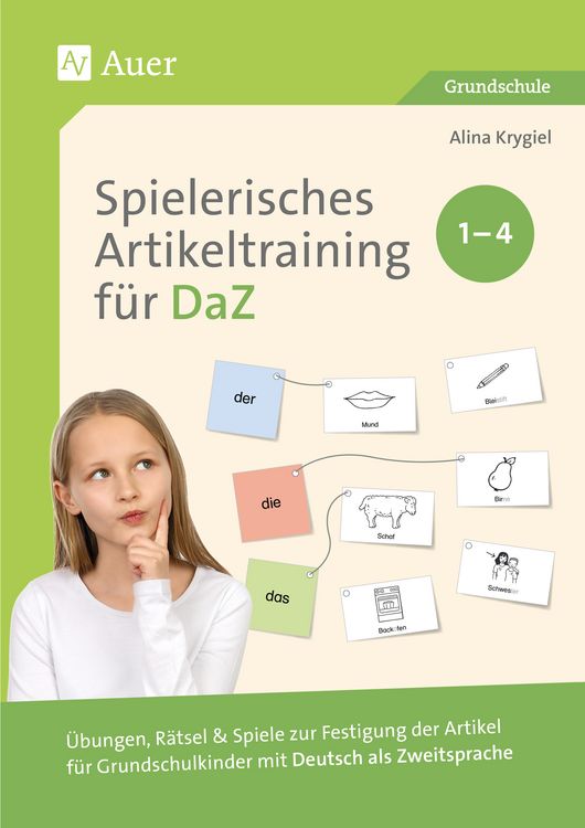 Produktbild: Spielerisches Artikeltraining f&uuml;r DaZ - Klasse 1-4