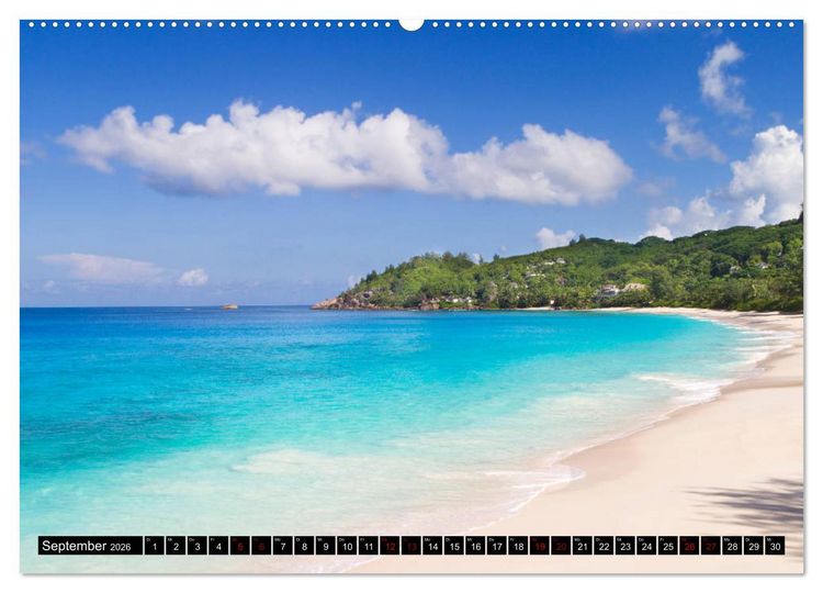 Produktbild: Seychellen Inselblicke (Wandkalender 2026 DIN A2 quer), CALVENDO Monatskalender