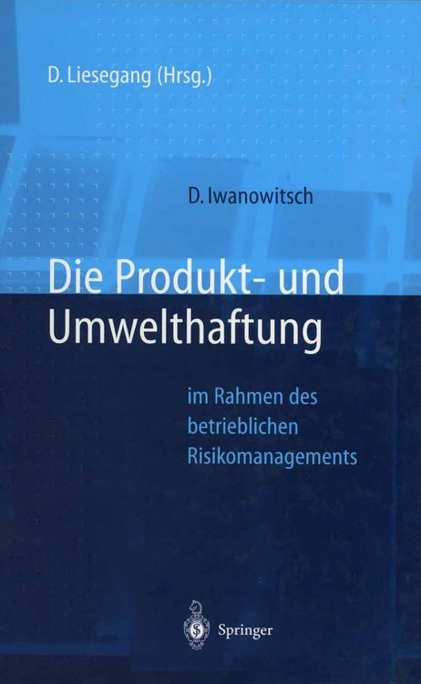 Produktbild: Die Produkt- und Umwelthaftung