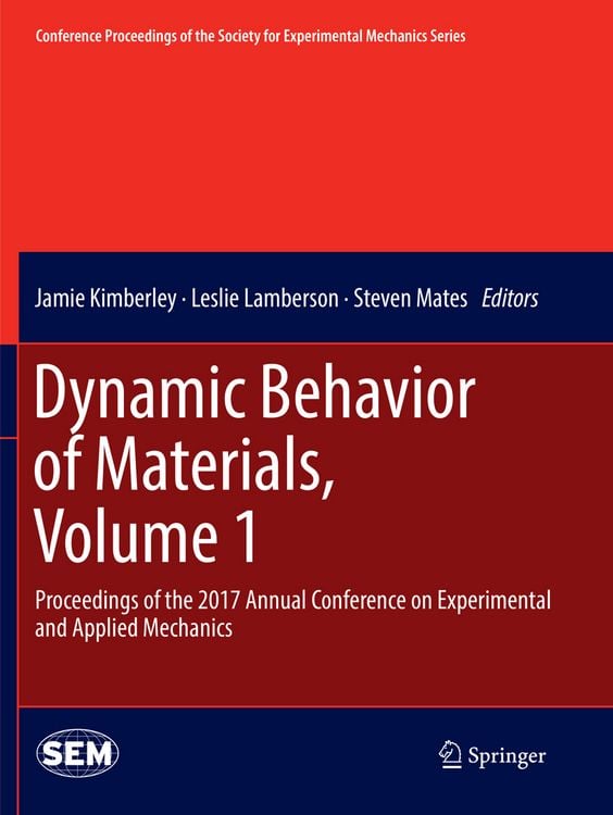Produktbild: Dynamic Behavior of Materials, Volume 1