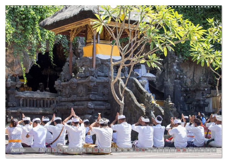 Produktbild: Bali - Momente einer Reise (hochwertiger Premium Wandkalender 2027 DIN A2 quer), Kunstdruck in Hochglanz