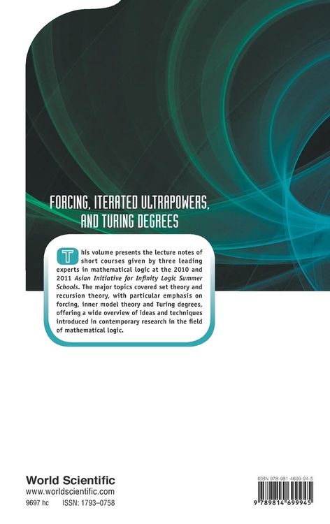 Produktbild: FORCING, ITERATED ULTRAPOWERS, AND TURING DEGREES
