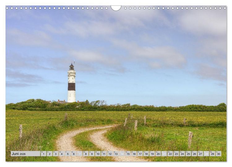 Produktbild: Wundersch&ouml;nes Sylt - Perle der Nordsee (Wandkalender 2026 DIN A3 quer), CALVENDO Monatskalender