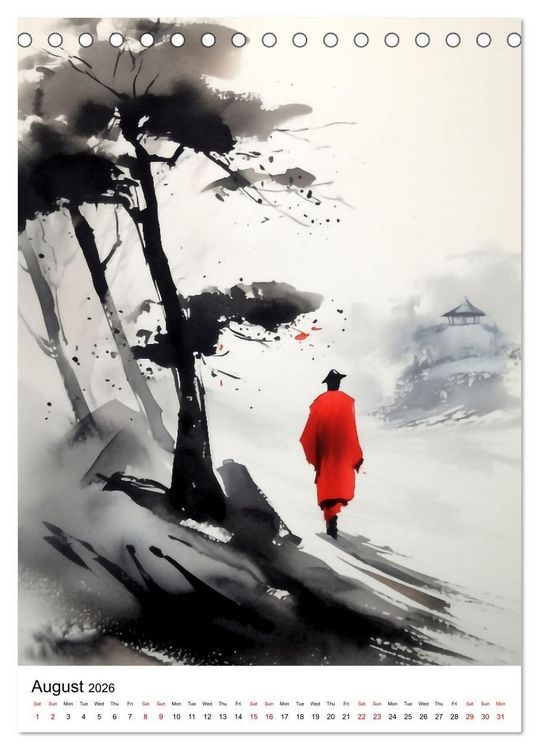Produktbild: Zen Serenity (Desk Calendar 2026 DIN A5 portrait), CALVENDO 12 Month DeskCalendar