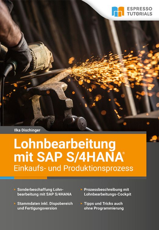 Produktbild: Lohnbearbeitung mit SAP S/4HANA &ndash; Einkaufs- und Produktionsprozess