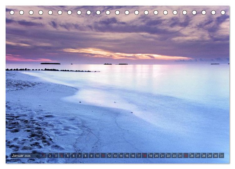 Produktbild: Malediven - Inseltraum im Paradies (Tischkalender 2026 DIN A5 quer), CALVENDO Monatskalender
