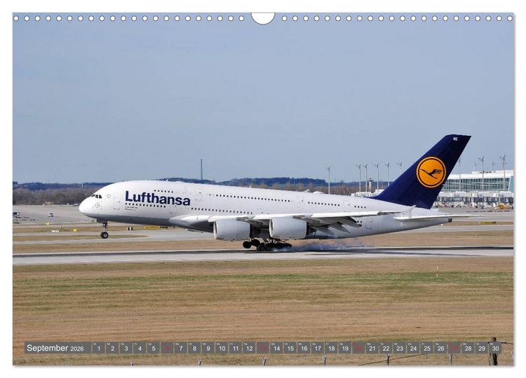 Produktbild: Flugzeuge zwischen Himmel und Erde (Wandkalender 2026 DIN A3 quer), CALVENDO Monatskalender