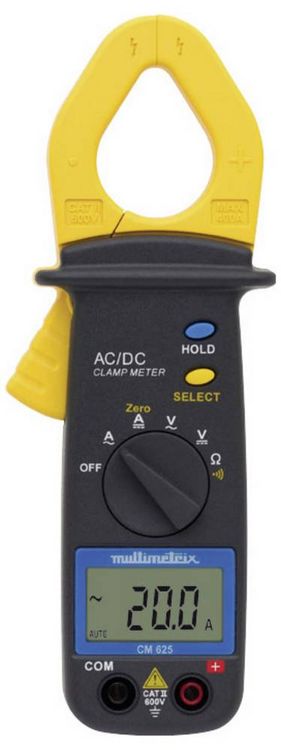 Produktbild: Multimetrix CM 625 Stromzange digital CAT III 300V Anzeige (Counts): 4300