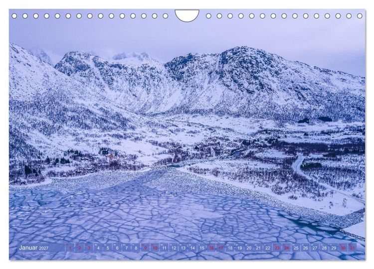 Produktbild: Troms&oslash; in der Polarnacht (Wandkalender 2027 DIN A4 quer), CALVENDO Monatskalender