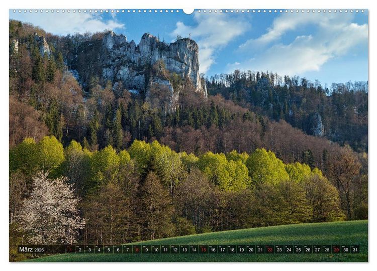 Produktbild: Kulturlandschaft Obere Donau (Wandkalender 2026 DIN A2 quer), CALVENDO Monatskalender