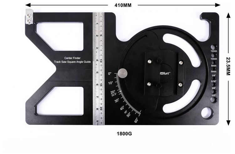Produktbild: FRITZFURT 31-373-701 Ma&szlig;stabslineal 12mm Aluminium