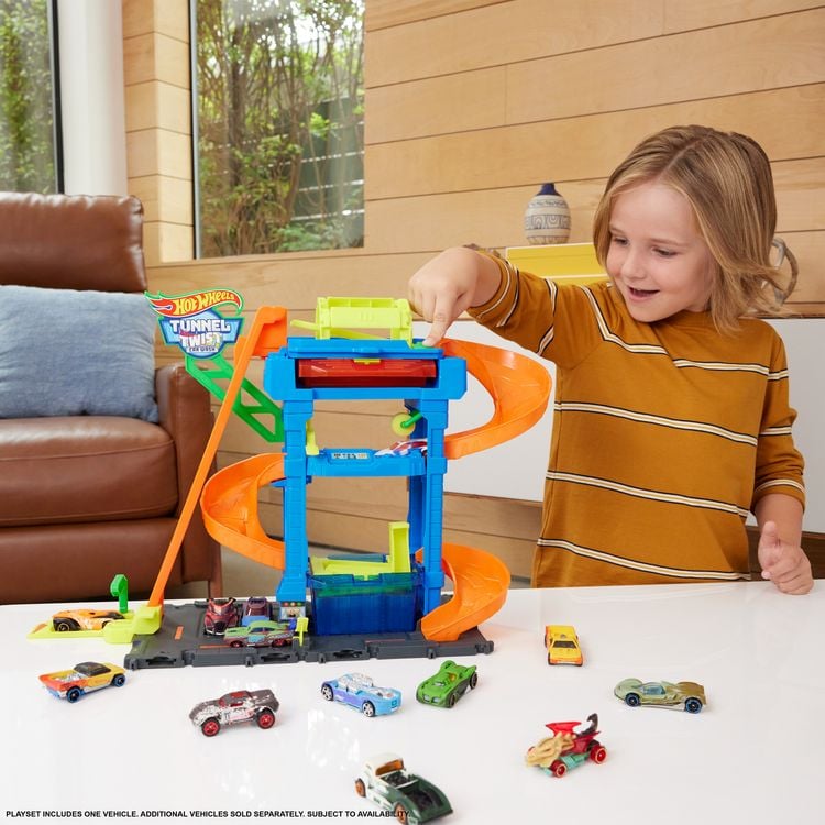 Produktbild: Hot Wheels City ECL Tunnel Twist Car Wash