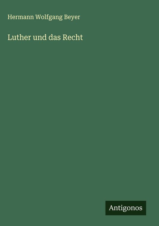 Produktbild: Luther und das Recht