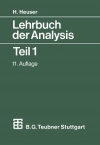 Produktbild: Lehrbuch der Analysis