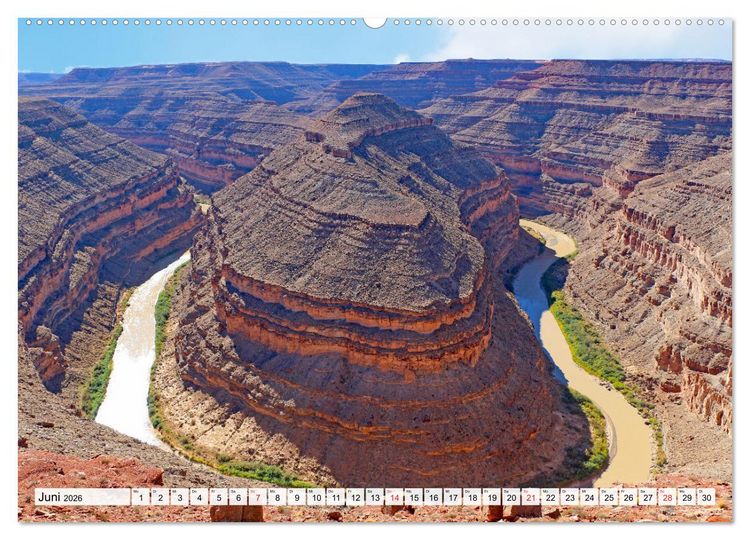 Produktbild: Naturwunder im Westen der USA (hochwertiger Premium Wandkalender 2026 DIN A2 quer), Kunstdruck in Hochglanz