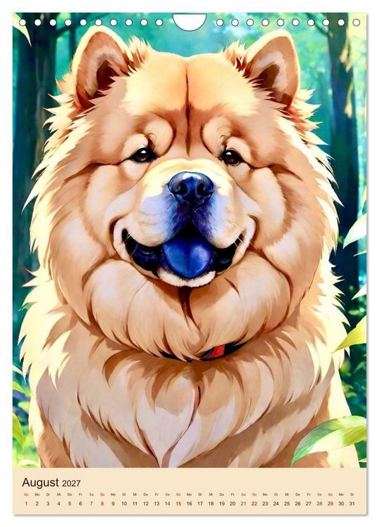Produktbild: Der Chow Chow (Wandkalender 2027 DIN A4 hoch), CALVENDO Monatskalender