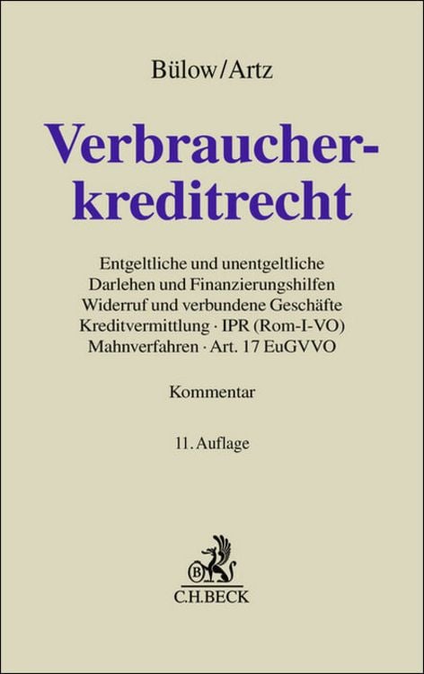 Produktbild: Verbraucherkreditrecht