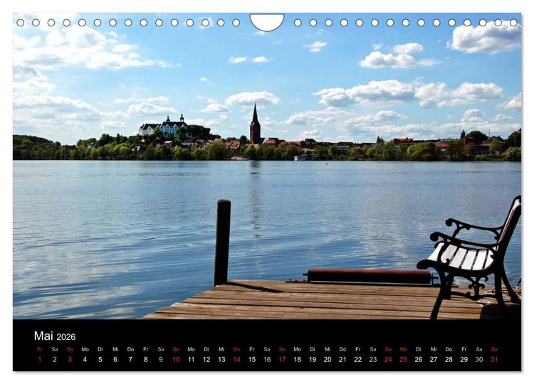 Produktbild: Pl&ouml;n - die Stadt am See (Wandkalender 2026 DIN A4 quer), CALVENDO Monatskalender