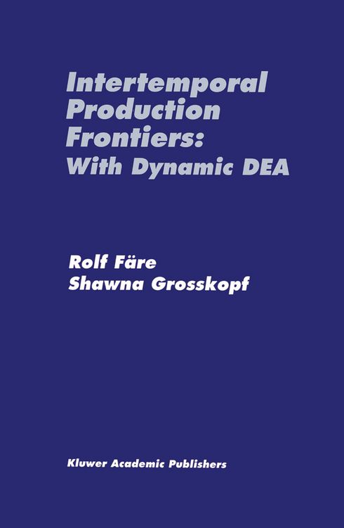 Produktbild: Intertemporal Production Frontiers: With Dynamic DEA