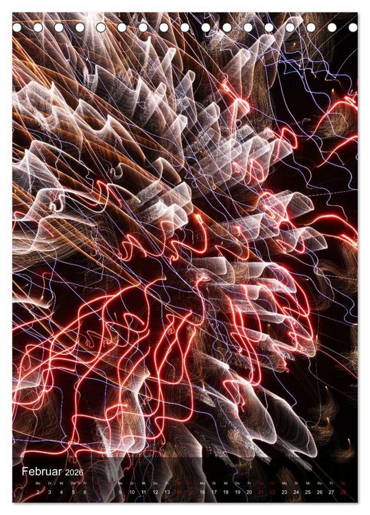 Produktbild: FEUERWERK - Lichtspiele (Tischkalender 2026 DIN A5 hoch), CALVENDO Monatskalender