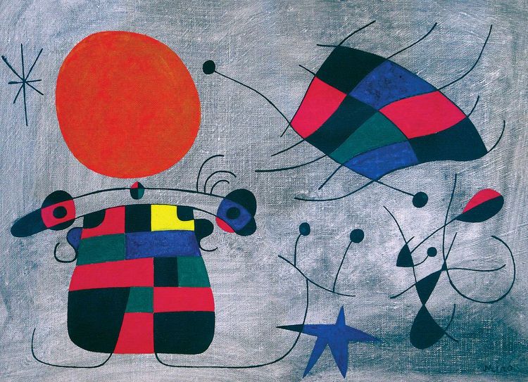 Produktbild: Puzzle 1000 Teile - Mir&oacute; J: Smile of the Flamboyant Wings