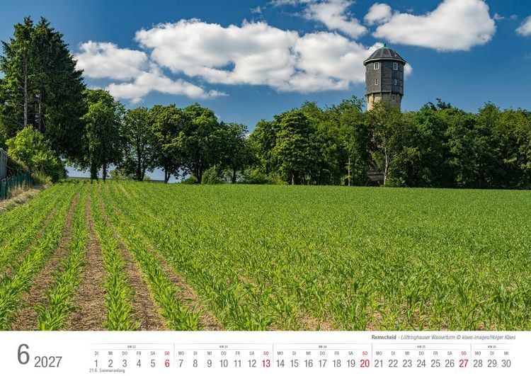 Produktbild: Remscheid 2027 Bildkalender A3 Spiralbindung