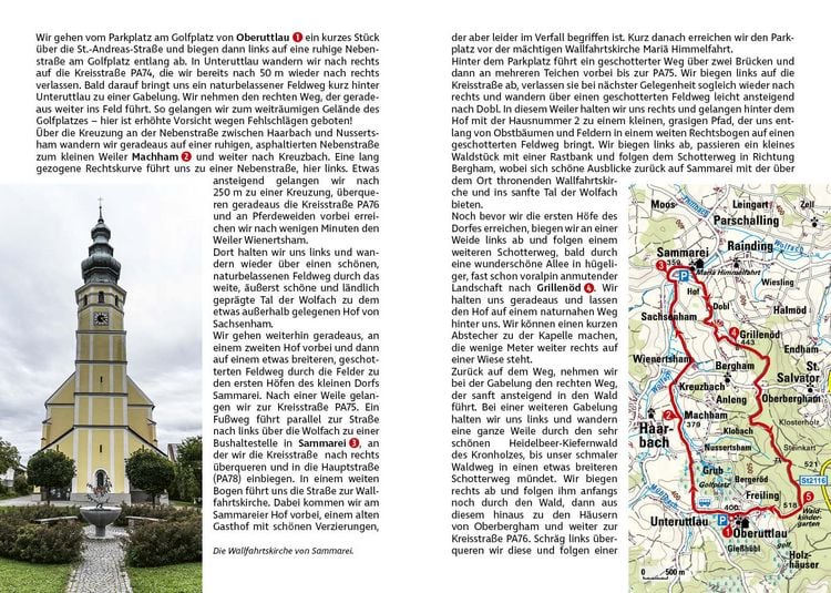Produktbild: ROTHER Wanderf&uuml;hrer Niederbayerisches B&auml;derdreieck. 50 Touren im Bayerischen Thermenland