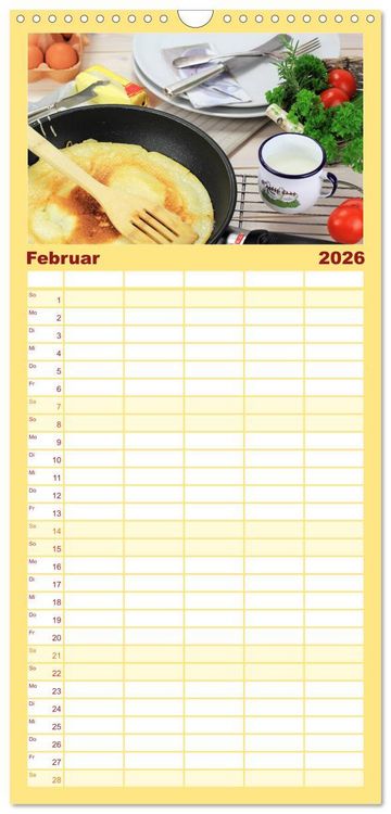 Produktbild: Familienplaner 2026 - Großmutter´s Küche mit 5 Spalten (Wandkalender, 21 x 45 cm) CALVENDO