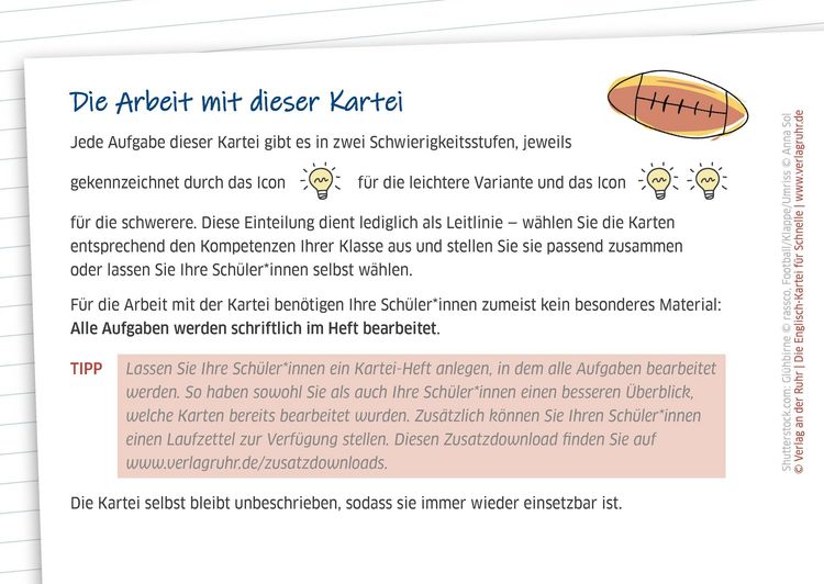 Produktbild: Die Englisch-Kartei f&uuml;r Schnelle - Klasse 7/8