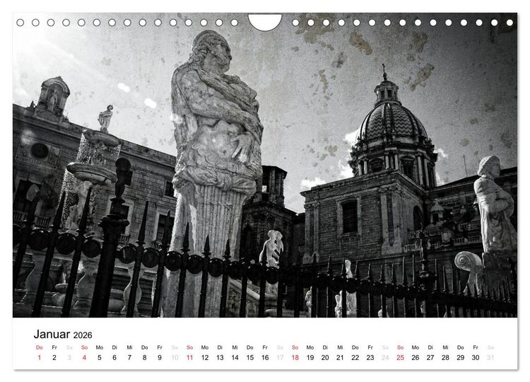 Produktbild: Silberstein portr&auml;tiert Palermo (Wandkalender 2026 DIN A4 quer), CALVENDO Monatskalender
