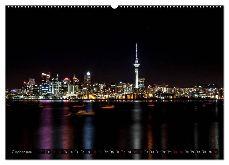 Produktbild: METROPOLEN - die sch&ouml;nsten Weltst&auml;dte bei Nacht (Wandkalender 2026 DIN A2 quer), CALVENDO Monatskalender