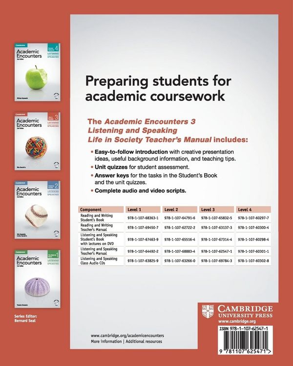 Produktbild: Academic Encounters Level 3