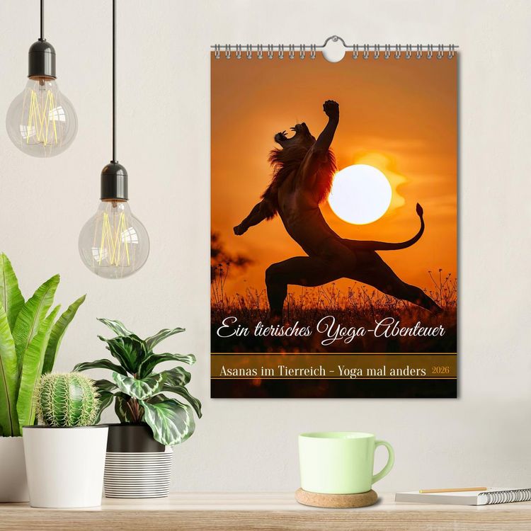 Produktbild: Ein tierisches Yoga-Abenteuer (Wandkalender 2026 DIN A4 hoch), CALVENDO Monatskalender