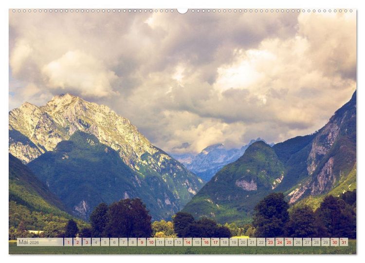 Produktbild: Slowenische Landschaften (hochwertiger Premium Wandkalender 2026 DIN A2 quer), Kunstdruck in Hochglanz