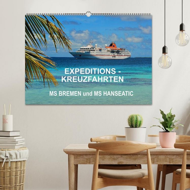 Produktbild: Expeditions-Kreuzfahrten MS BREMEN und MS HANSEATIC (Wandkalender 2026 DIN A2 quer), CALVENDO Monatskalender