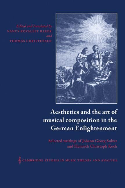 Produktbild: Aesthetics and the Art of Musical Composition in the German Enlightenment